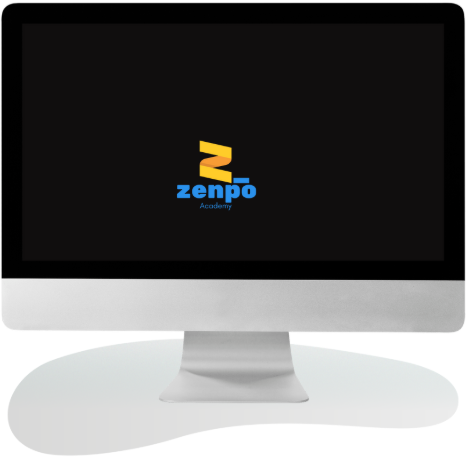 iMac with Zenpo Logo